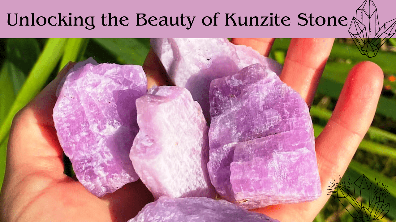 Kunzite stone raw