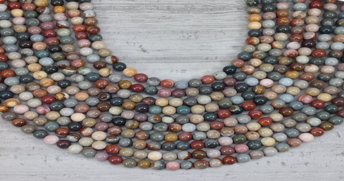 polychrome jasper jewelry